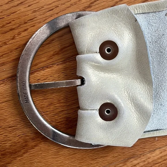 Handmade Leather Belt / made in Italy - Picture 9 of 9